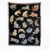 Olivia Wendel Night Cats Blanket - black - Thumbnail 1