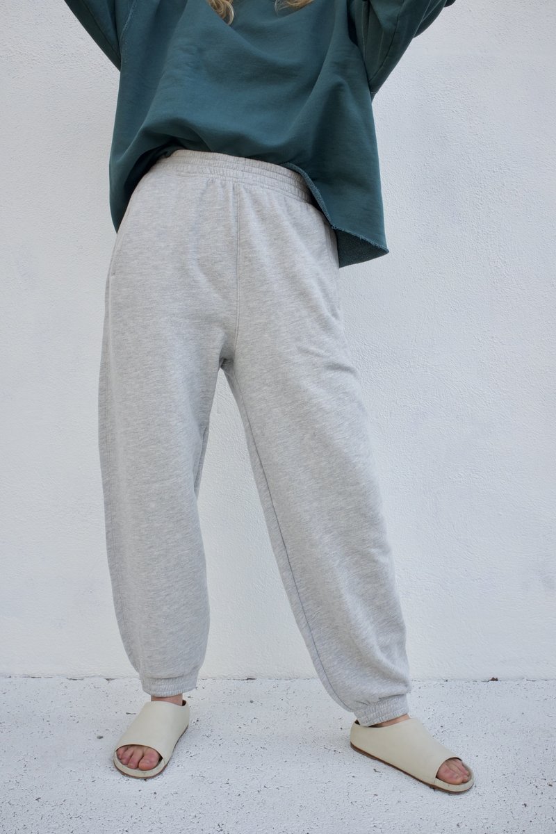 AGOLDE Balloon Sweatpant - Grey Heather | Garmentory