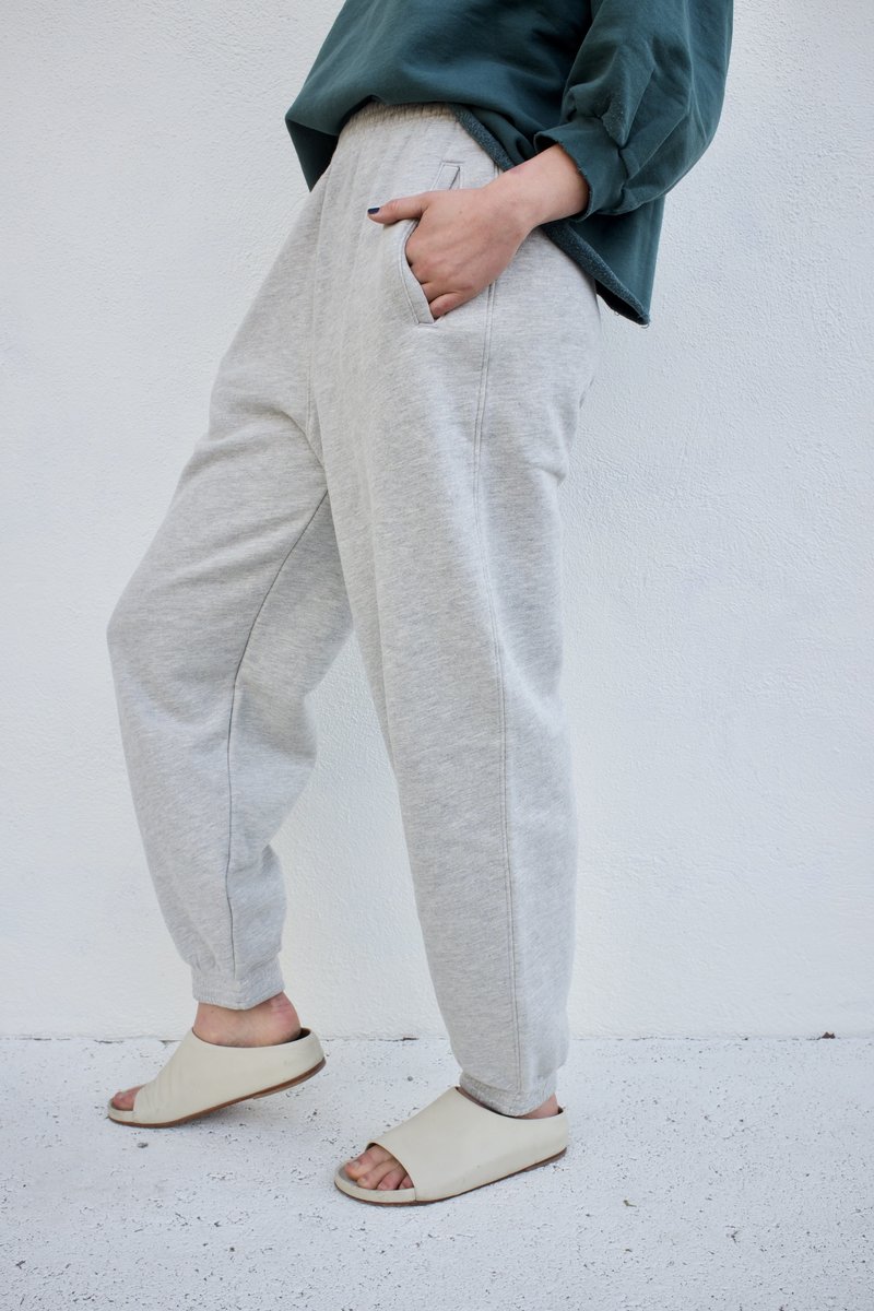 AGOLDE Balloon Sweatpant - Grey Heather | Garmentory
