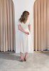 Saloni Margot Dress - Cream - Thumbnail 2
