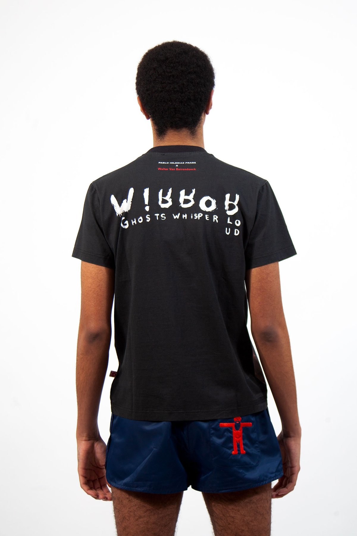 Walter Van Beirendonck Pablo Iglesias Prada T-Shirt - black 