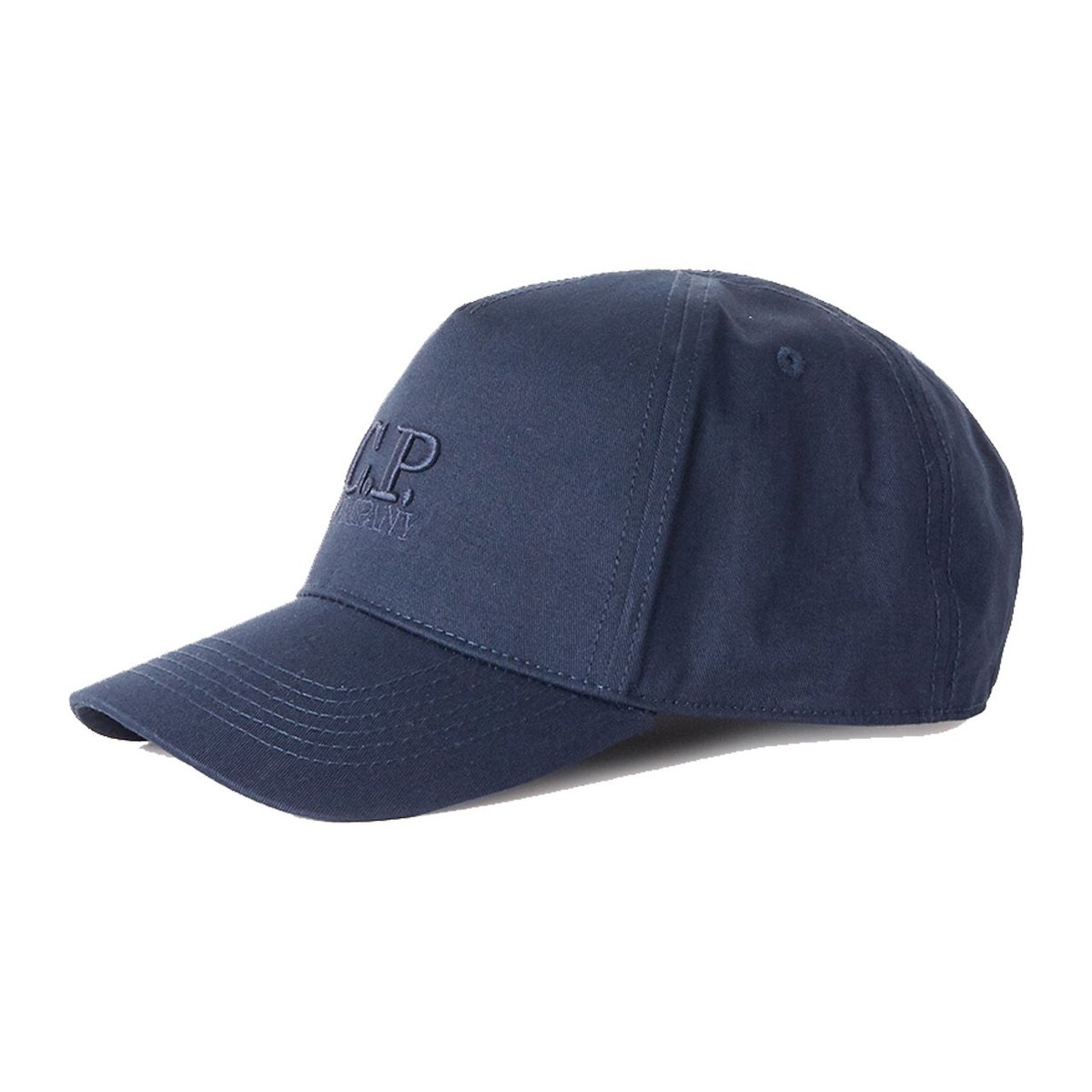 C.P. Company Gabardine Logo Cap - blue | Garmentory