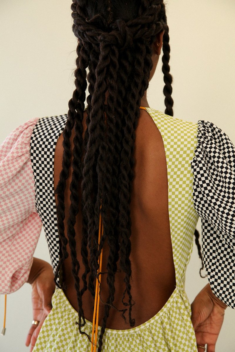 KkCo Hus Dress - Mixed Checker