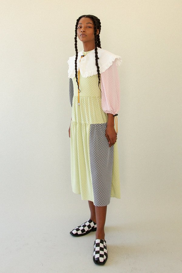 KkCo Hus Dress - Mixed Checker