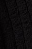 Theopen Product COTTON RIBBED BOLERO KNIT TOP sweater - BLACK - Thumbnail 6