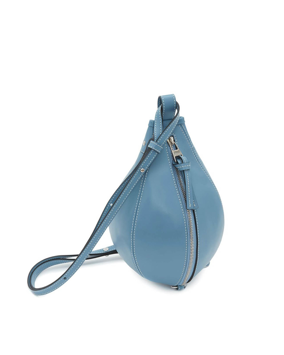 JW Anderson Punch Leather Bag - blue | Garmentory