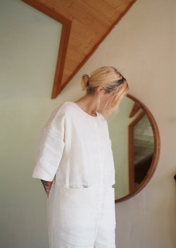 Beaton Utility Jumpsuit - Cloud