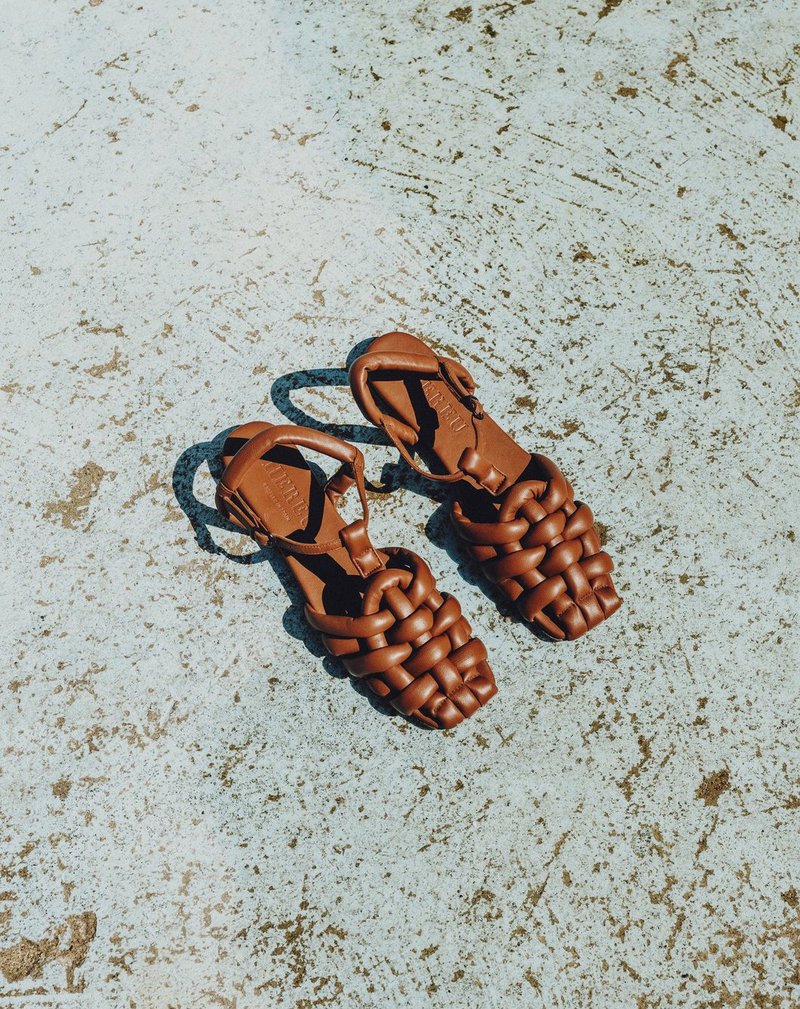スペイン発♪ HEREU☆ CABERSA - Padded Fisherman Sandal Cabersa Padded Fisherman Sandal Dk Brown | Hereu | Epitome