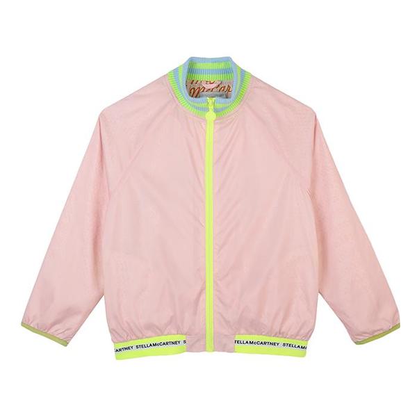 Kids Stella McCartney Sport Jacket With Logo - Pink Kids Stella McCartney Sport Jacket With Logo - Pink