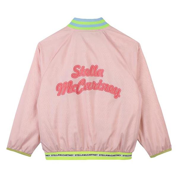 Kids Stella McCartney Sport Jacket With Logo - Pink Kids Stella McCartney Sport Jacket With Logo - Pink
