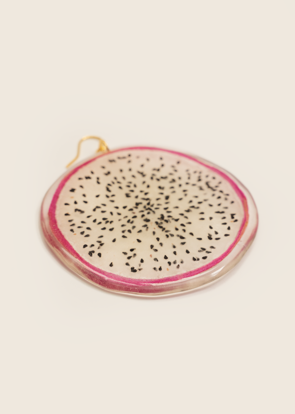 Dauphinette Dragonfruit Earring - Pink/White/Black