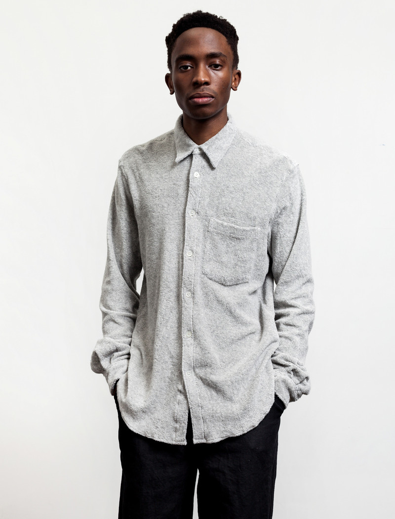 ★★ ★★ Men's Melange Utility Shirt Grey J32618 Melange Utility Shirt | grey | Calvin Klein Hong Kong