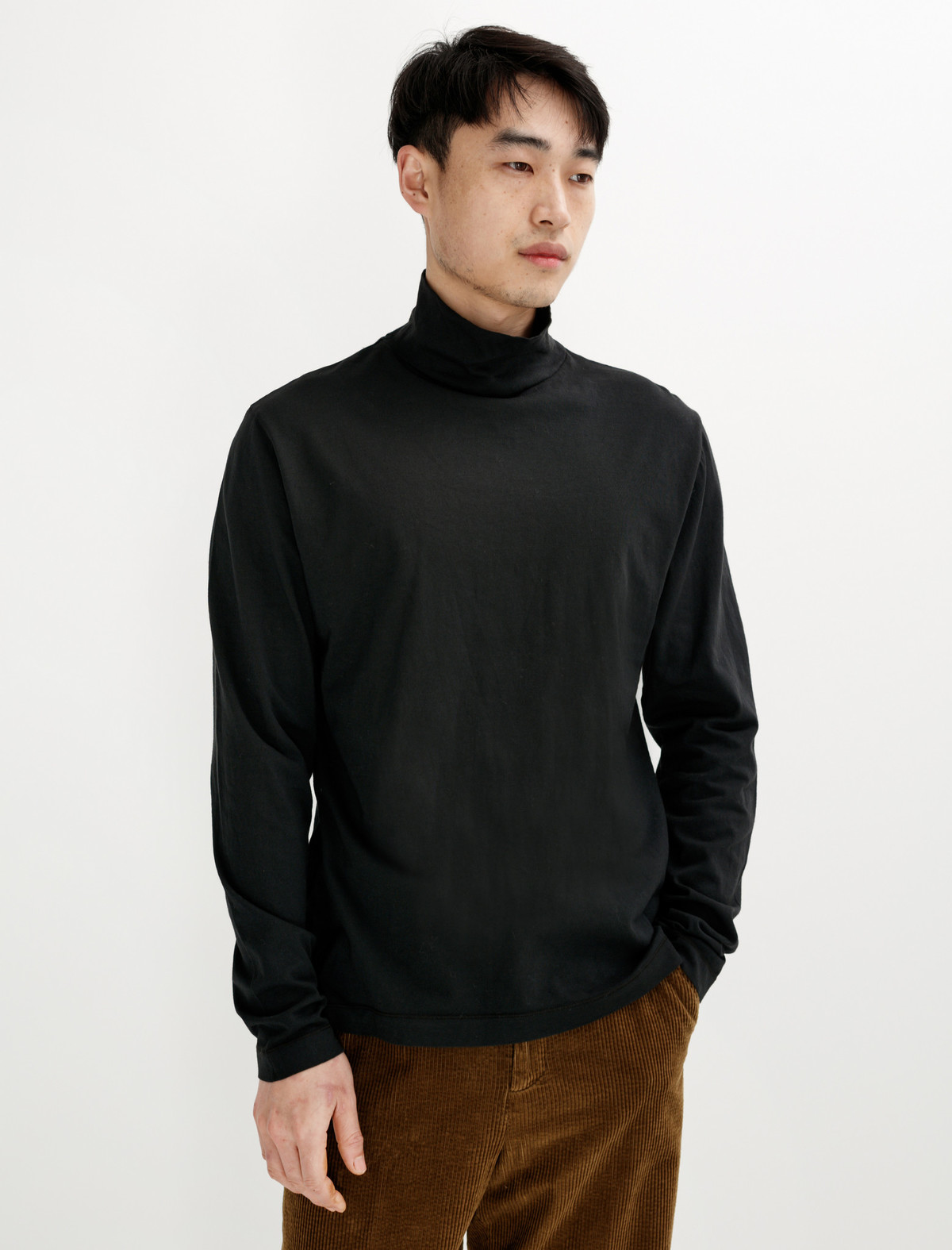 Our Legacy Turtleneck Washed Black Army Jersey | Garmentory