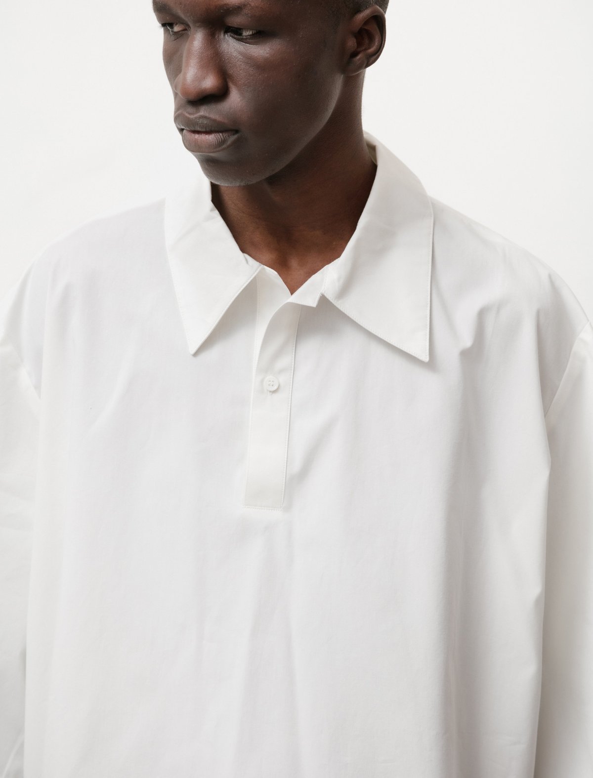 Camiel Fortgens Short Sleeve Button Polo Shirt - White | Garmentory