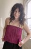 Vintage Plisse Cami - Magenta - Thumbnail 2