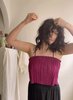 Vintage Plisse Cami - Magenta - Thumbnail 3