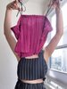 Vintage Plisse Cami - Magenta - Thumbnail 8