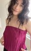Vintage Plisse Cami - Magenta - Thumbnail 9