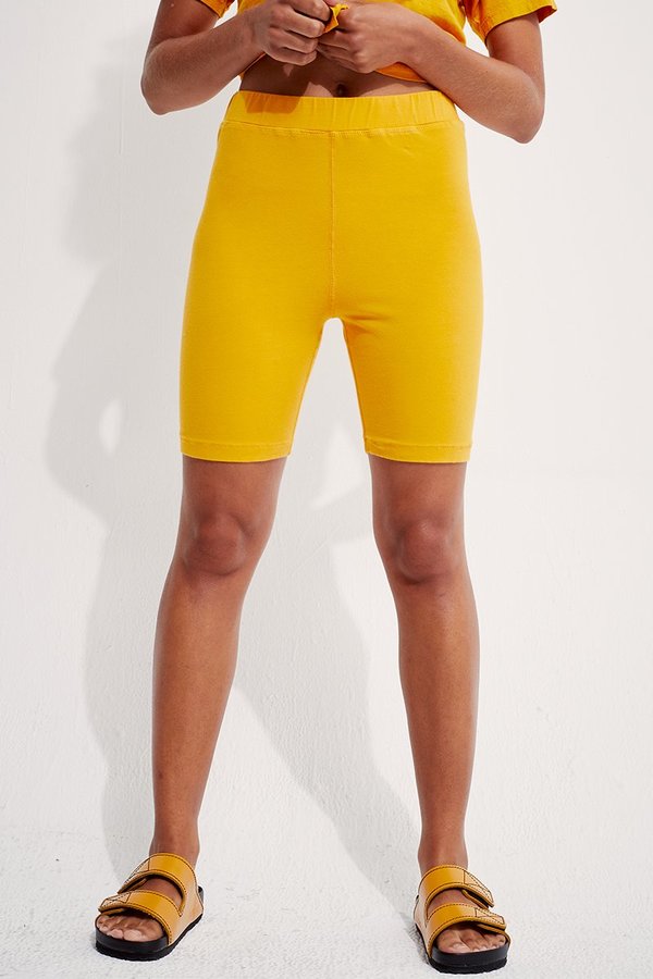 Back Beat Co. Organic Cotton Biker Shorts - Honey
