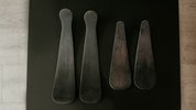 CLEMENTINE'S Ebonized Black Wood Salad Servers - Black - Thumbnail 3