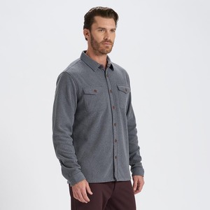 Vuori Aspen Shirt Jacket - Heather Grey 