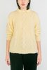 Vintage Cable Knit Collared Sweater - cream - Thumbnail 3