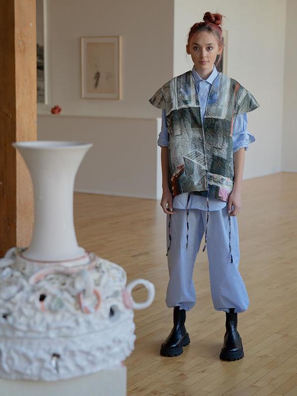 Bless Liningvest - Laundry/Blue Check | Garmentory