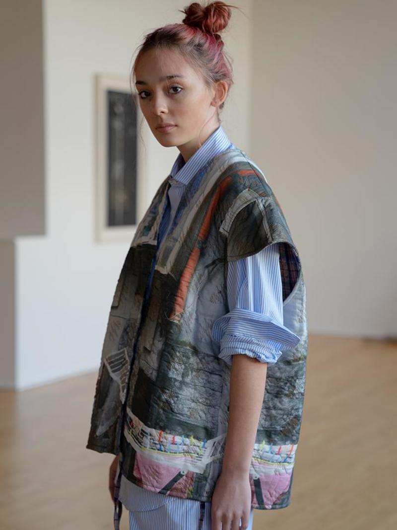 BLESS n°69 SS2021 Liningvest Bless Lining Vest in Blue | Lyst