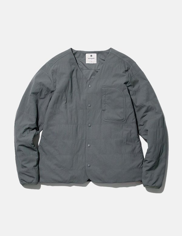 Snow Peak Flexible Insulated Cardigan - Grey Snow Peak Flexible Insulated Cardigan - Grey