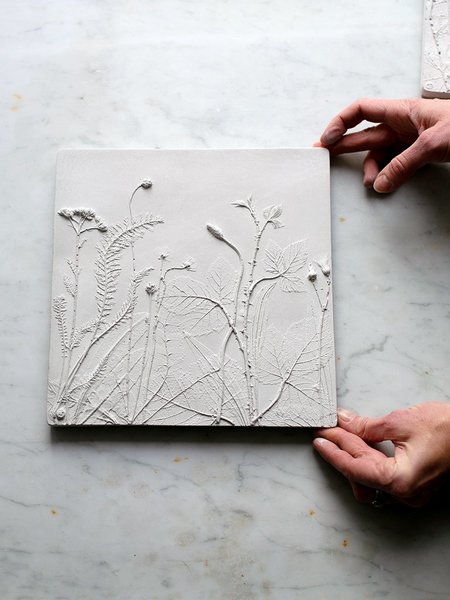 RACHEL DEIN Hidcote Manor Gardens Large Concrete Tile - Gray | Garmentory