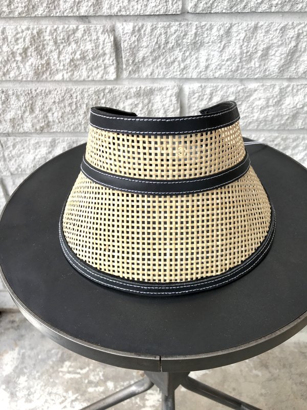 Janessa Leone Constance Visor - Natural Janessa Leone Constance Visor - Natural