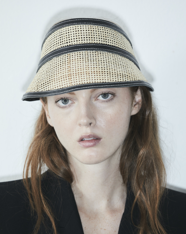 Janessa Leone Constance Visor - Natural Janessa Leone Constance Visor - Natural