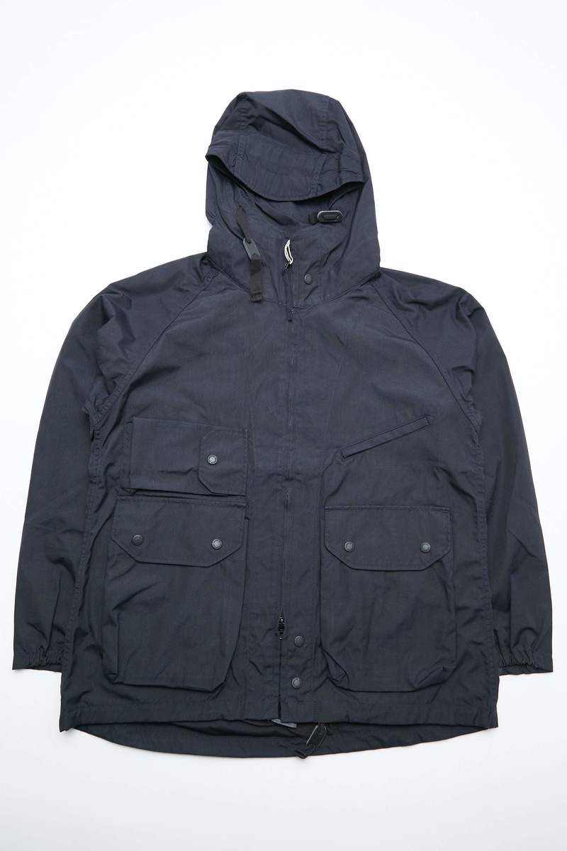 Engineered Garments Atlantic PC Poplin Parka - Dark Navy | Garmentory