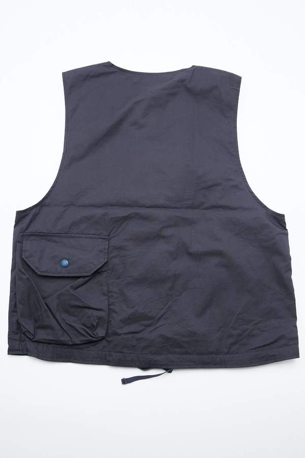 Engineered Garments Cover Vest - Dk. Navy High Count Twill