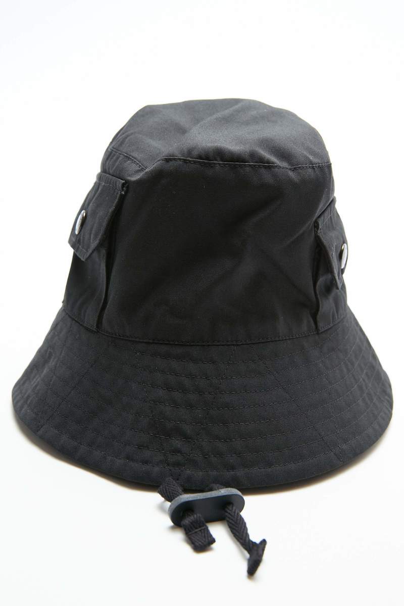 Engineered Garments Explorer Hat - Black PC Poplin | Garmentory