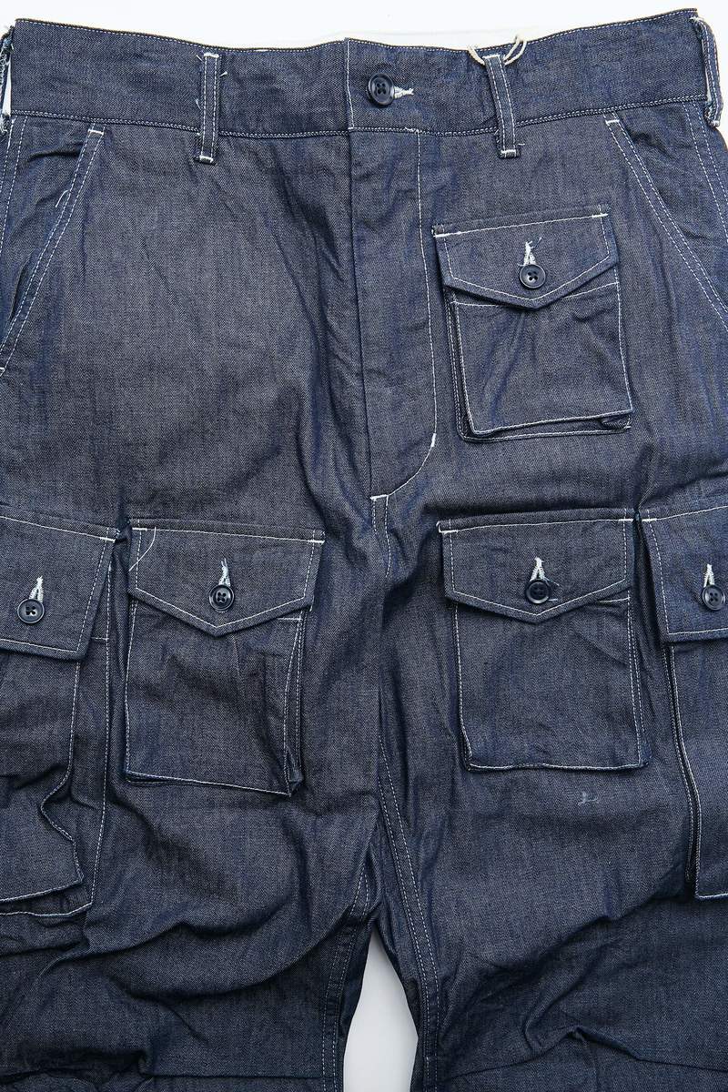 Engineered Garments FA Pant - Indigo 8oz Cone Denim | Garmentory