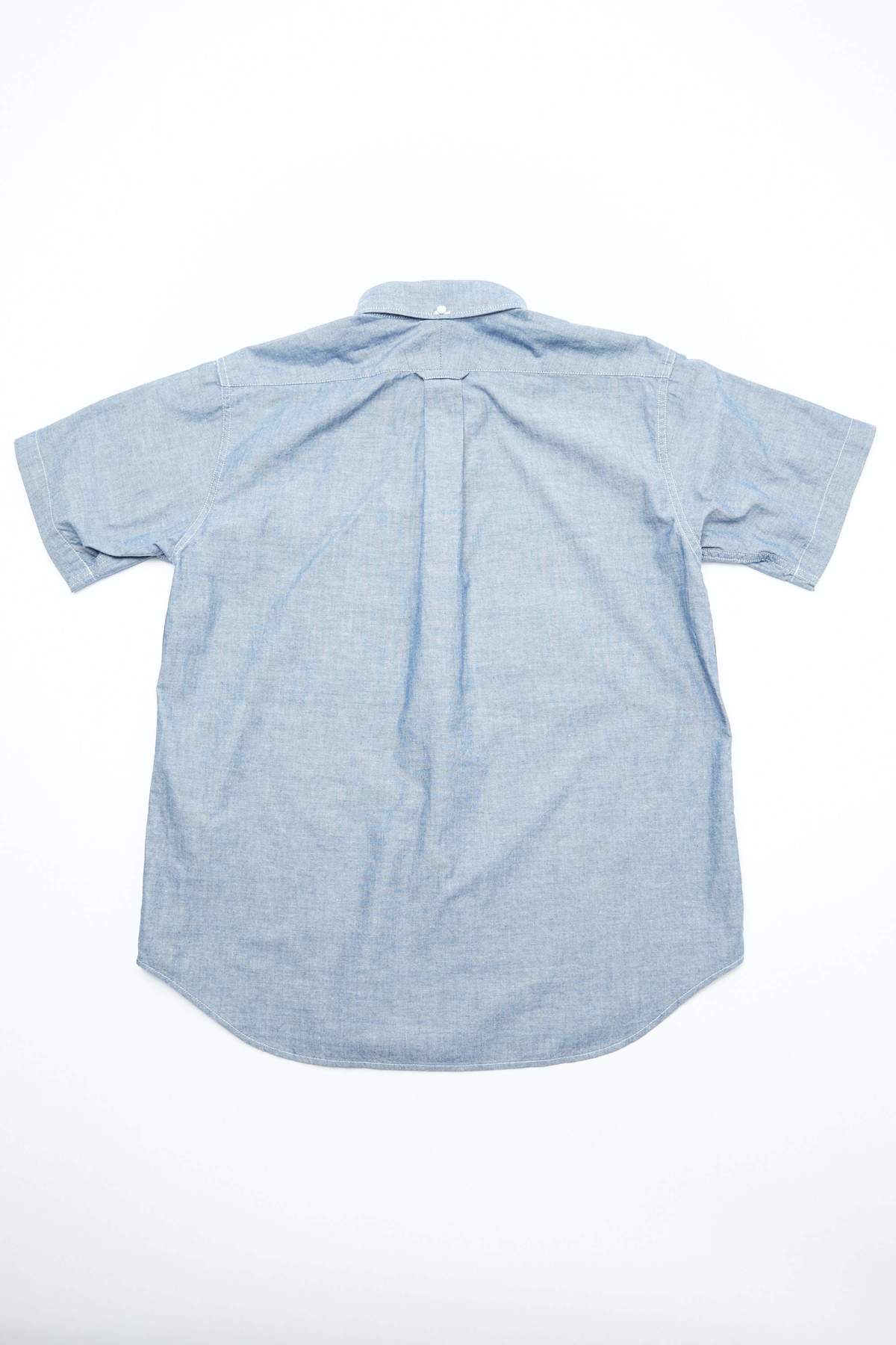 トップス Engineered Garments Popover BD Chambray Engineered Garments Popover BD Shirt - Blue Cotton Chambray