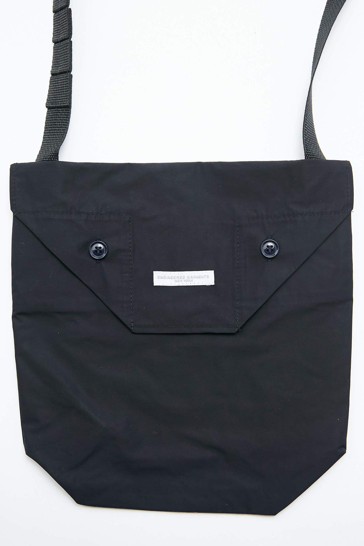 Engineered Garments｜ (Shoulder Pouch A - Dk.Navy Nylon Engineered Garments Shoulder Pouch Navy Flight Satin Nylon