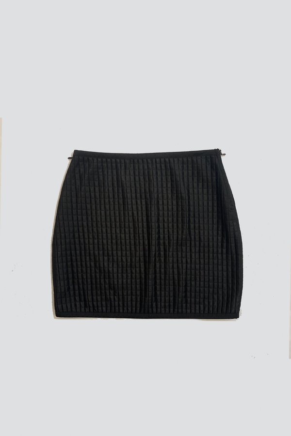 Vintage Squares Mini Skirt - Black Vintage Squares Mini Skirt - Black