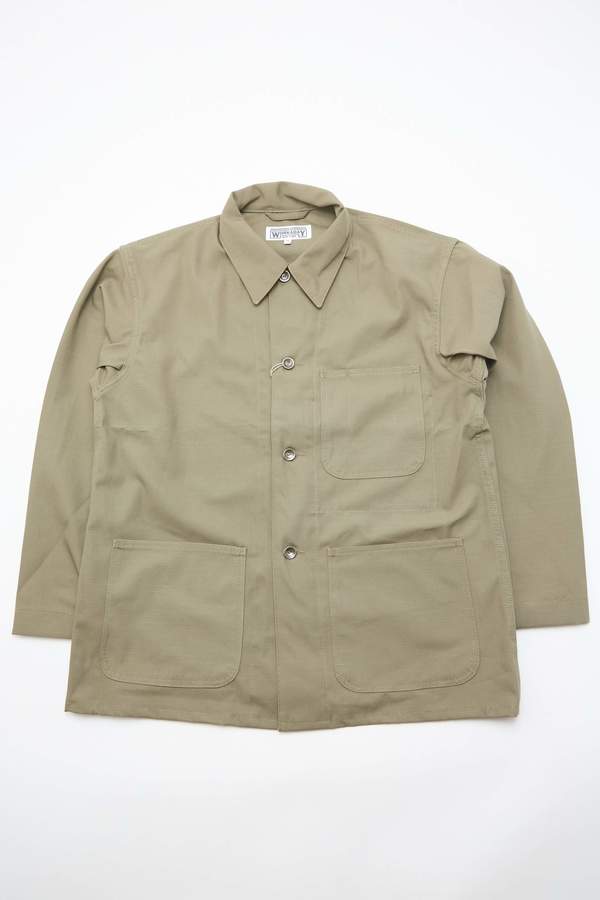 Engineered Garments Workaday Cotton Ripstop Utility Jacket - Khaki