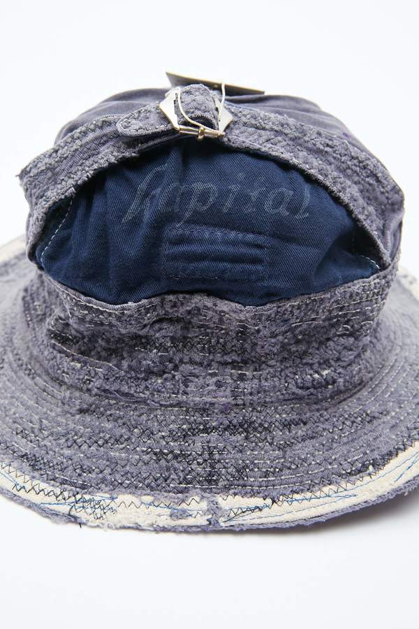 Kapital 12oz Denim The Old Man and the Sea Hat - Dark Indigo Kapital 12oz Denim The Old Man and the Sea Hat - Dark Indigo