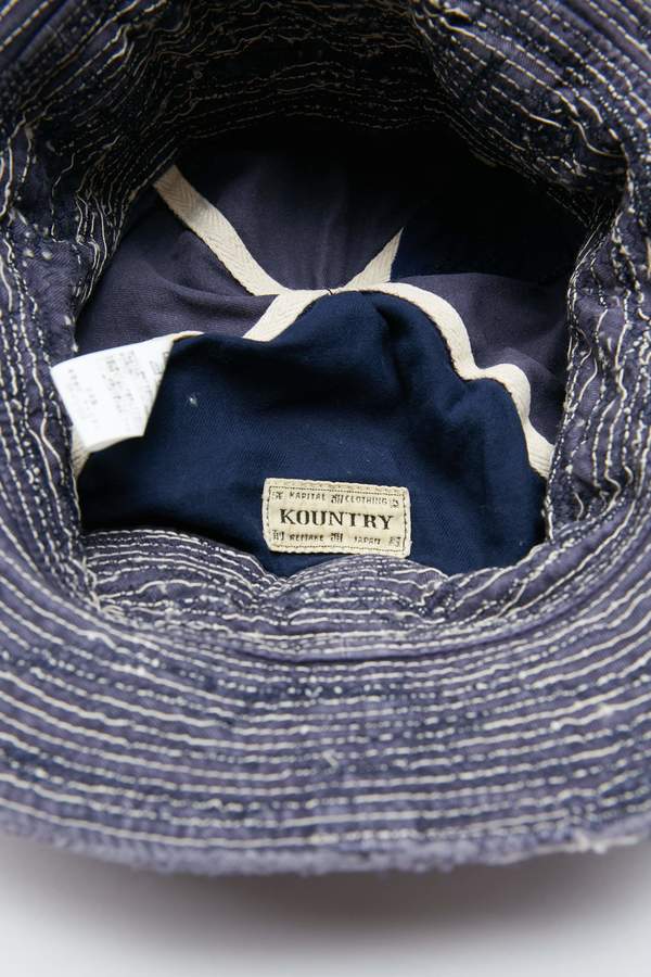 Kapital 12oz Denim The Old Man and the Sea Hat - Dark Indigo Kapital 12oz Denim The Old Man and the Sea Hat - Dark Indigo