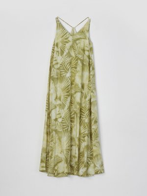 Tropical Print M-Strap Long Dress Tropical Print M-Strap Long Dress