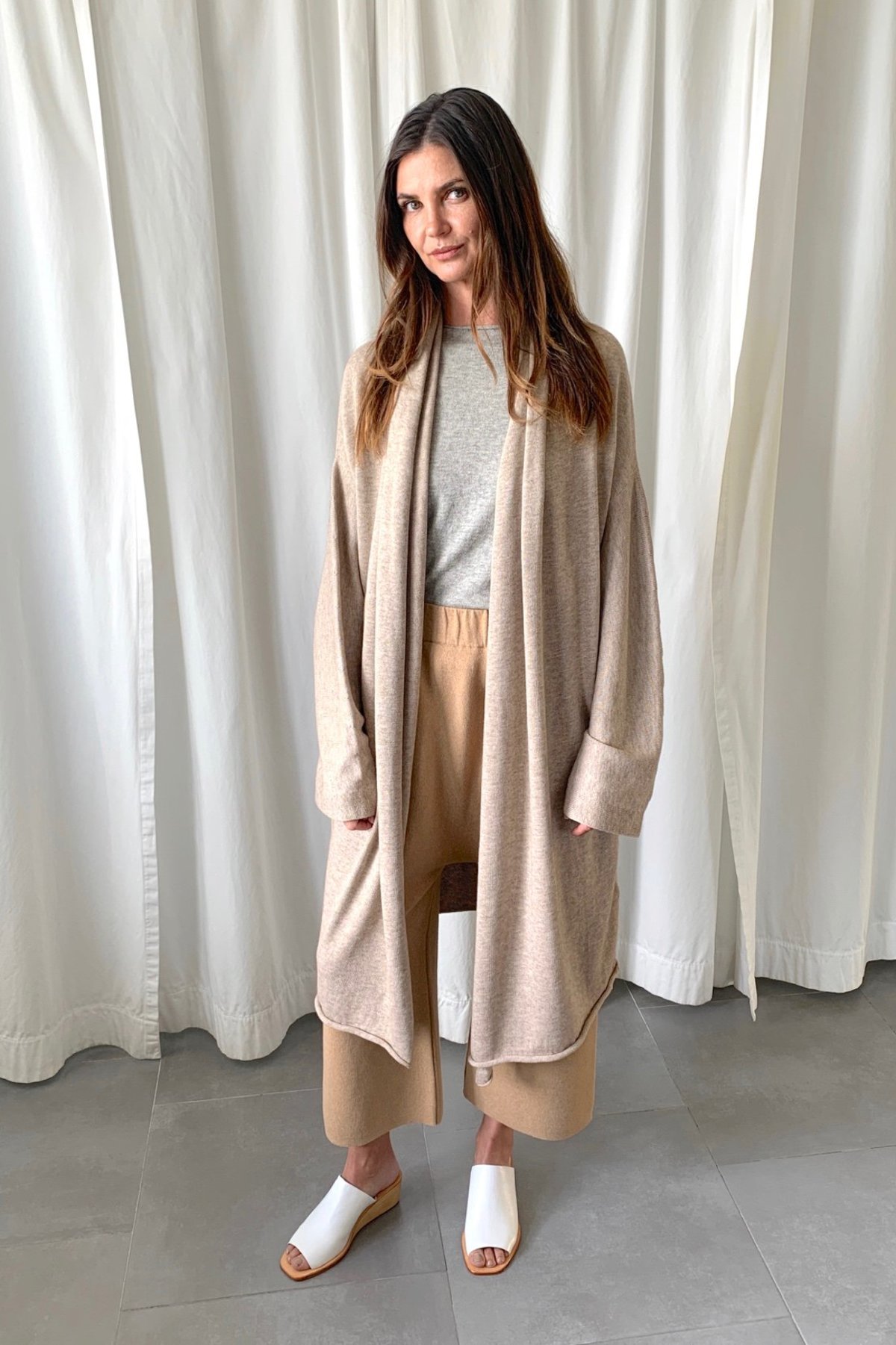 Lauren Manoogian Slouch Cardigan - Ecru | Garmentory