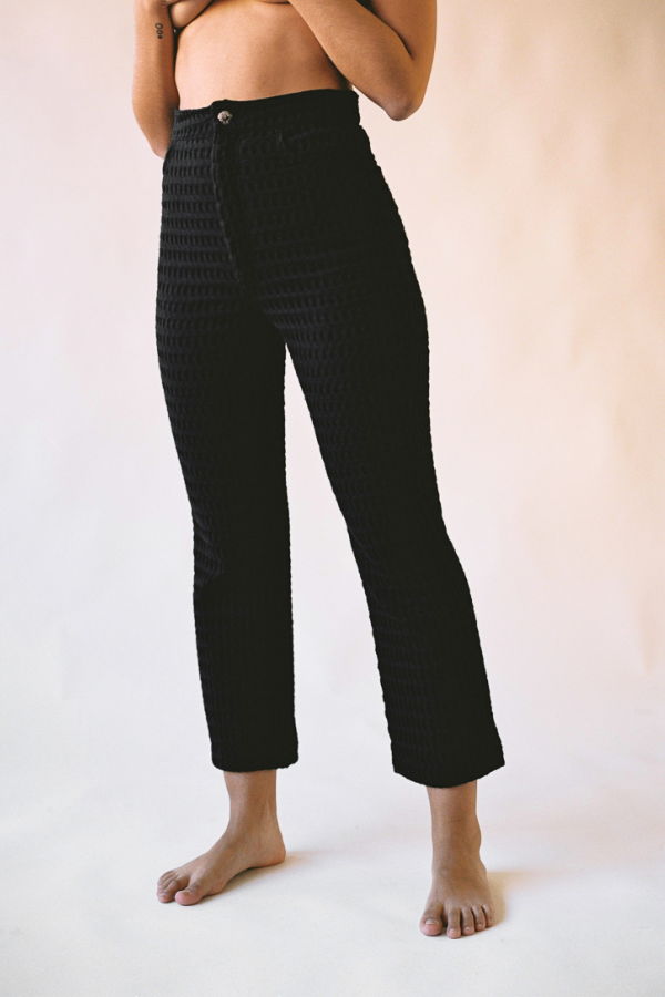 Aniela Parys Kalypso Waffle Trousers