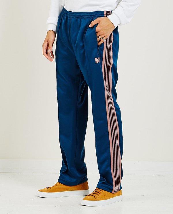 Needles Narrow Track Pant Poly Smooth - teal green | Garmentory