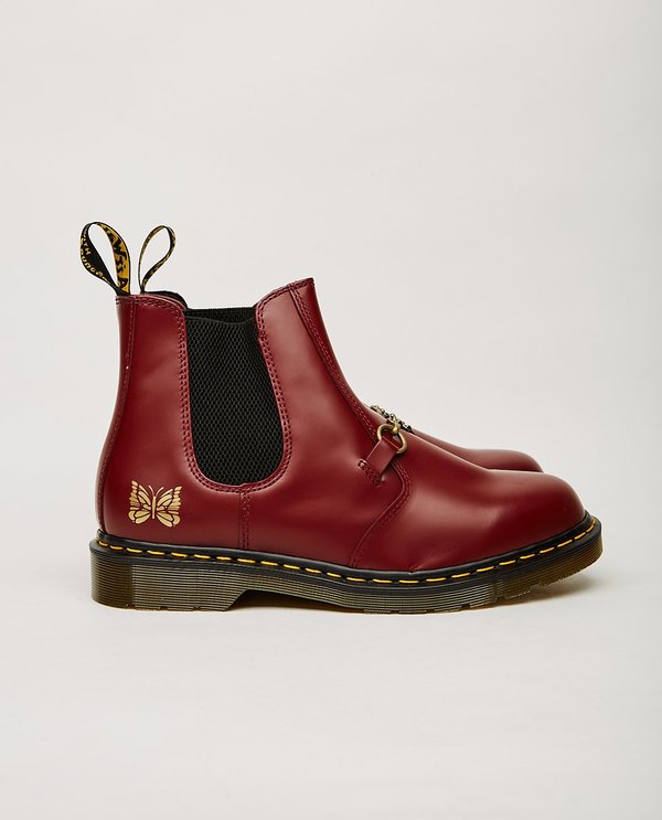 Dr. Martens x Needles 2976 Snaffle Chelsea Boot - Cherry | Garmentory