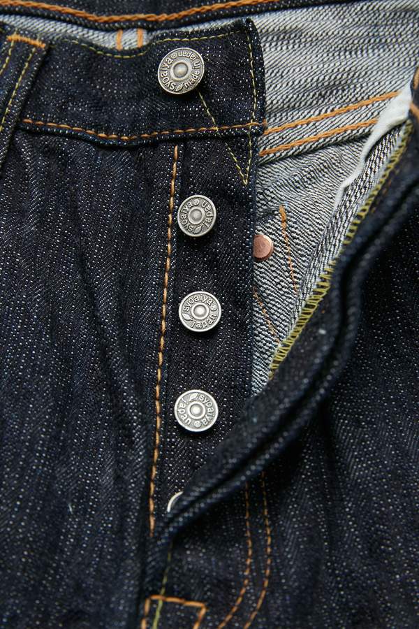 Pure Blue Japan 17.5oz EX Slub Denim Relaxed Tapered Woven Jeans - Wash Indigo