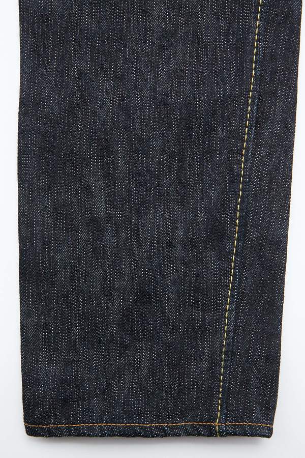 Pure Blue Japan 17.5oz EX Slub Denim Relaxed Tapered Woven Jeans - Wash Indigo