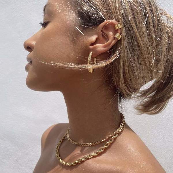 Ellie Vail Jewelry Luka Rope Chain Necklace Ellie Vail Jewelry Luka Rope Chain Necklace